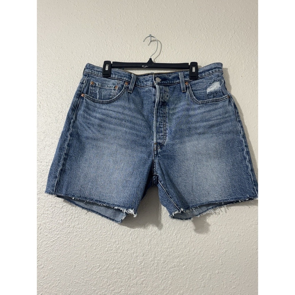 Levi's Women's 34 Denim Shorts Button Fly Festival Summer Beach